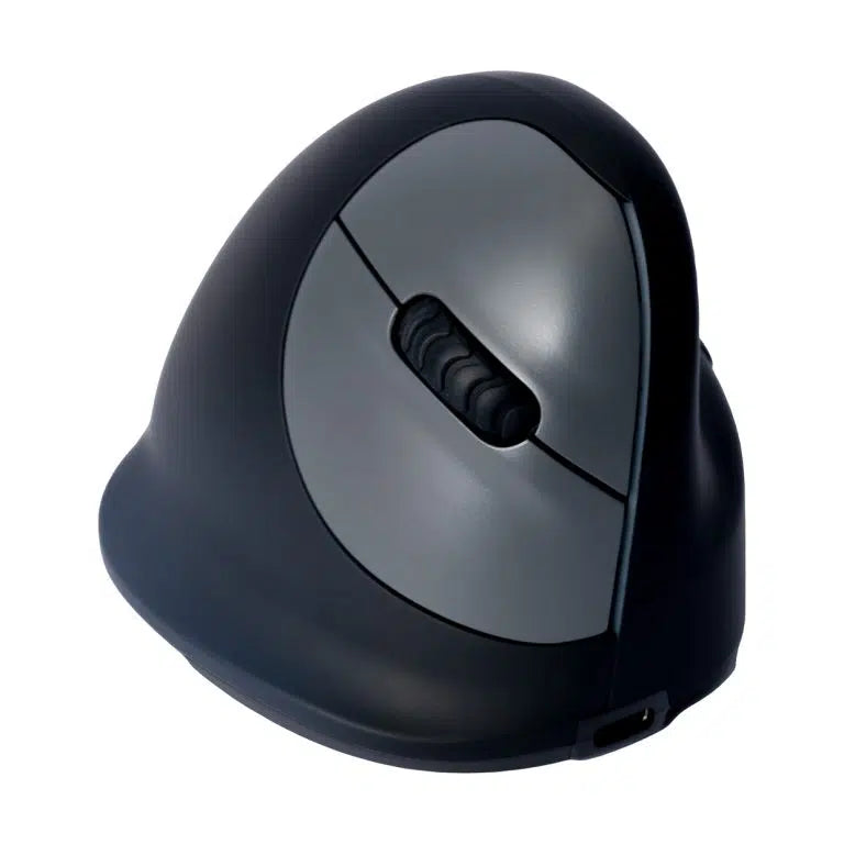 HE Break Mouse large vertical mouse viewed at an angle showing the buttons