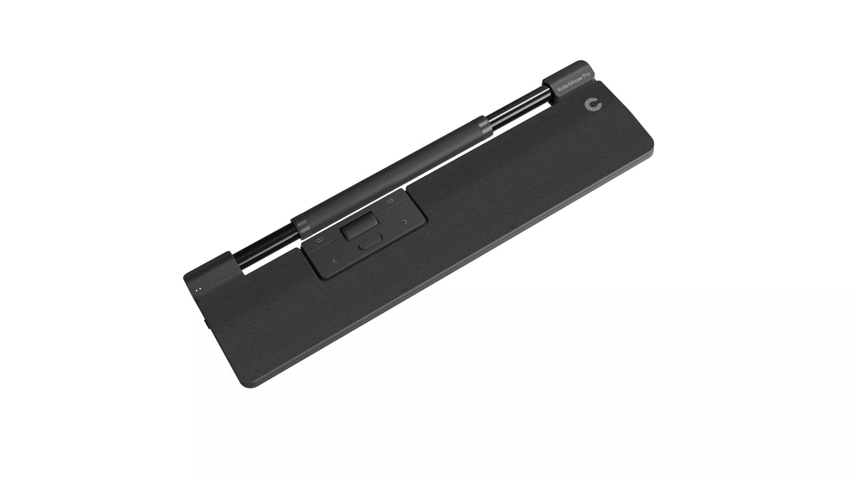 RollerMouse Pro Slim wired seen from the side, showing its slim profile