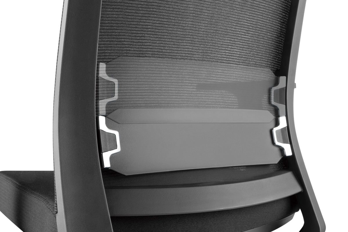 Kasper Light office chair viewed from the rear, showing the mesh frame