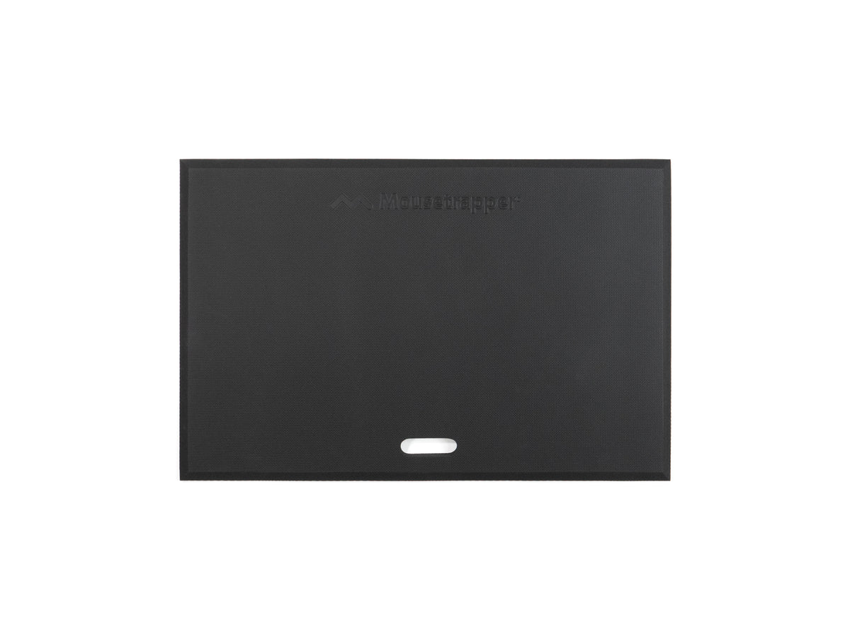 Standing Mat Active XL, large black anti-fatigue standing mat seen from above