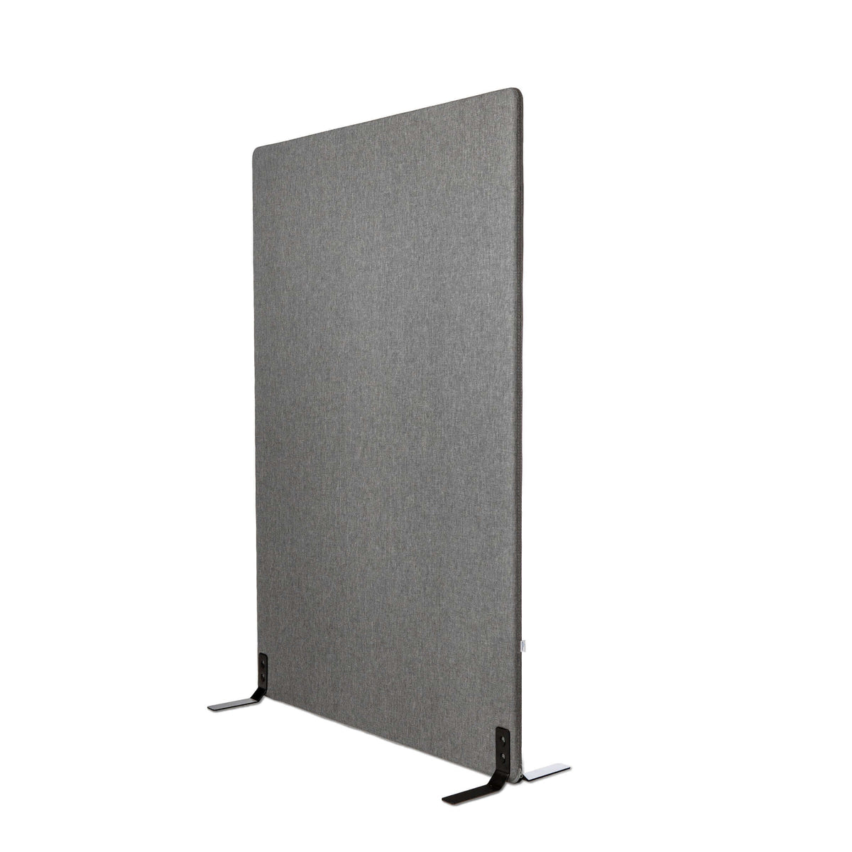 MUTE acoustic floor screen, 1000 by 1600 mm, in grey Savio 09 fabric