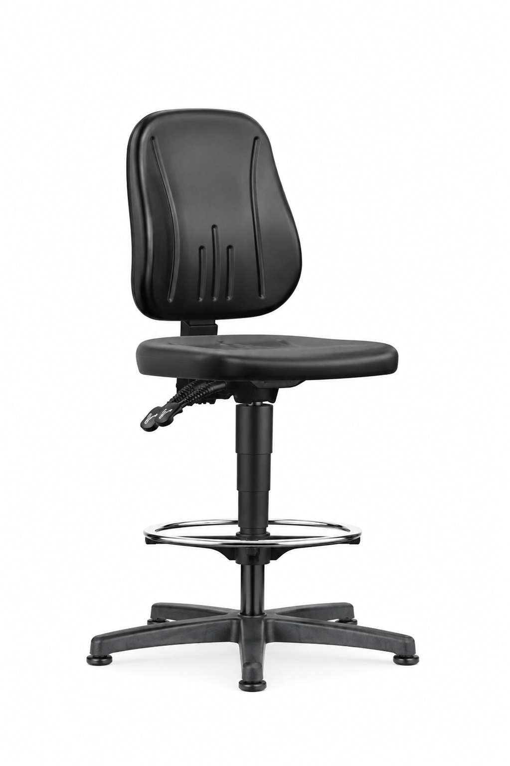 Unitec 3, black artificial leather - foot ring