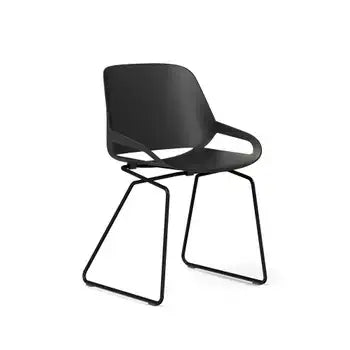 Stylish black Numo active office chair with unique ergonomic design for comfort and versatility.