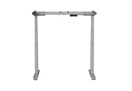 GetUpDesk Duo electric desk frame in grey viewed from the end