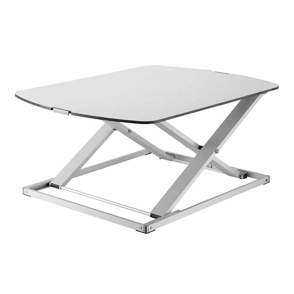 GetUpDesk Free tabletop viewed from the front at low height