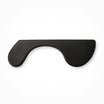 Arm support Pro Ultra Slim, 67 cm, in black artificial leather seen from above