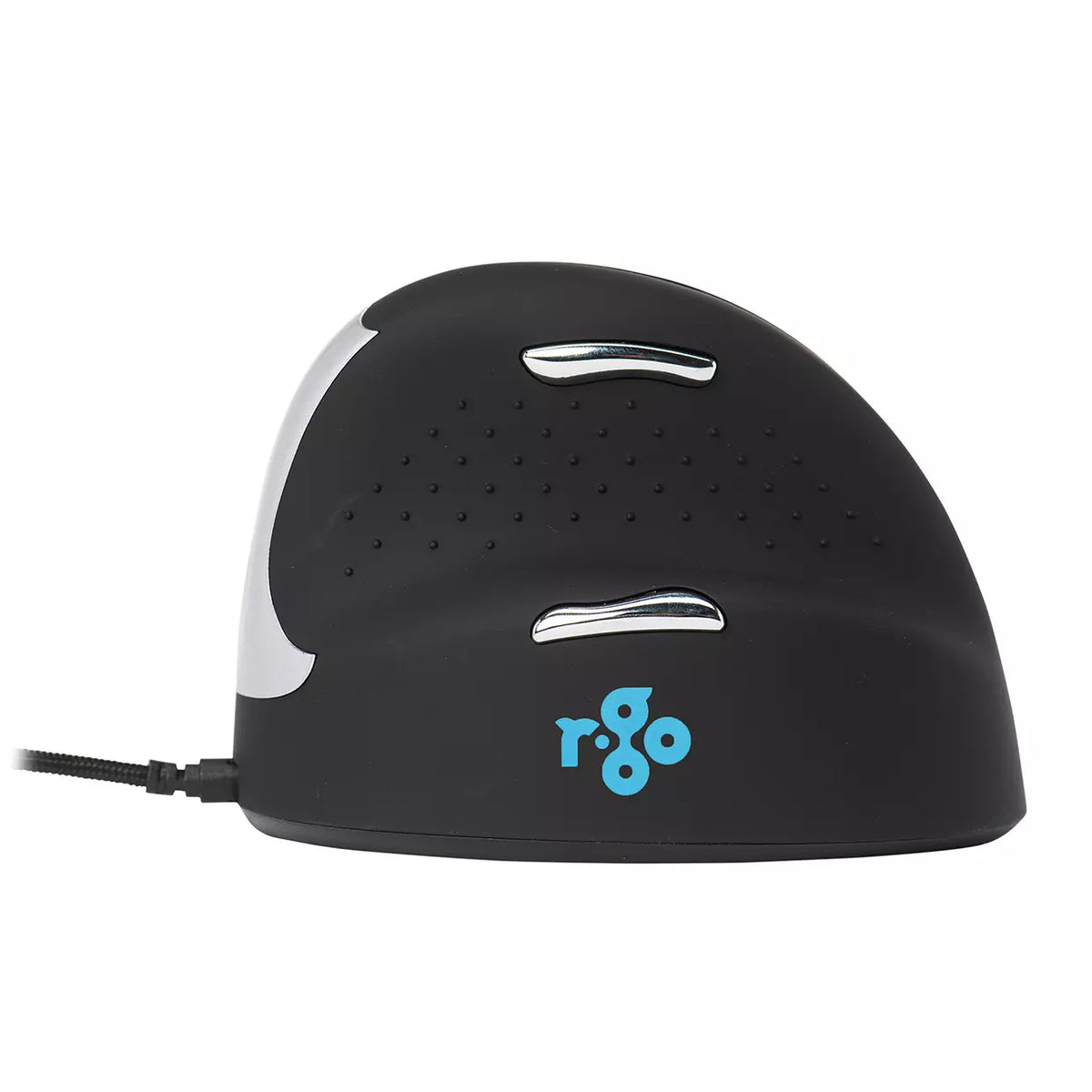 HE Mouse medium vertical mouse with the logo visible on the thumb side